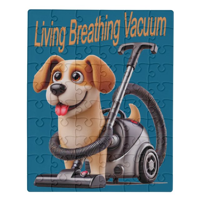 Living Breathing Vacuum Dog Jigsaw Puzzle (Puzzle Vertical)