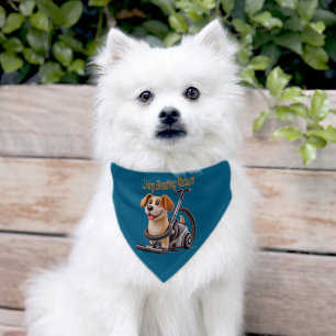 Living Breathing Vacuum Dog Pet Bandana Collar
