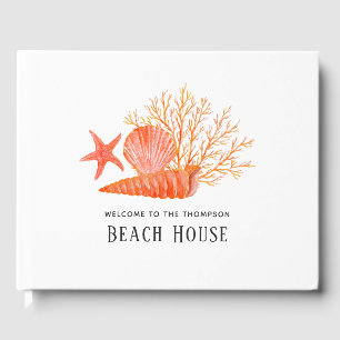 Living Coral Beach House Guest Book