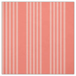 Living coral five stripes pattern fabric