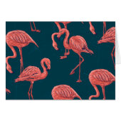 Living coral flamingo pattern (Front Horizontal)