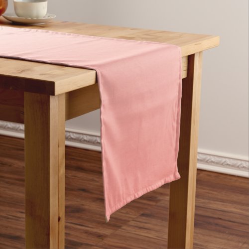 Living Coral OMBRE Short Table Runner