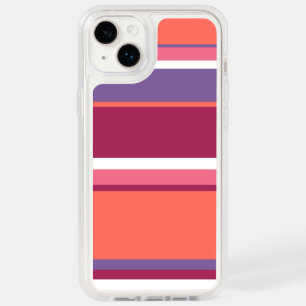Living coral, red and violet OtterBox iPhone 14 plus case