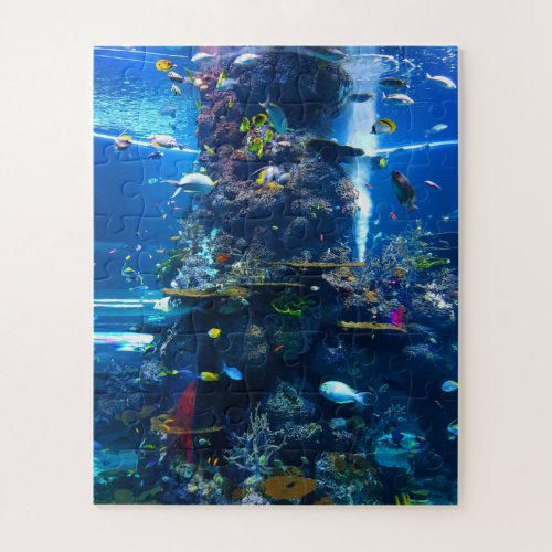 Living Coral Reef with Fish Jigsaw Puzzle