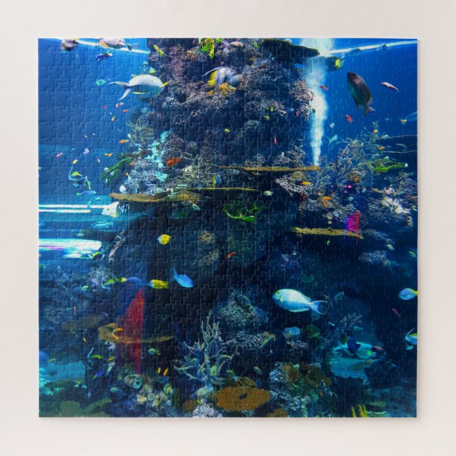 Living Coral Reef with Fish Jigsaw Puzzle (Vertical)