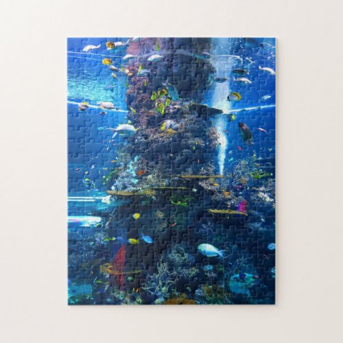 Living Coral Reef with Fish Jigsaw Puzzle