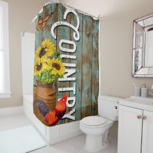 Living Country Charm   Rustic Elegance in Every  Shower Curtain