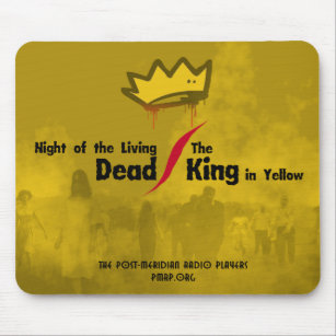 Living Dead/King in Yellow mousepad with crown