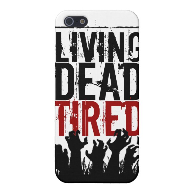 Living Dead Tired iPhone Case (Back)