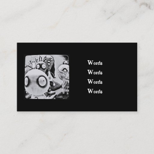 Customizable Living Dead Toys Business Card