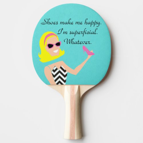 Living Doll Ping Pong Paddle