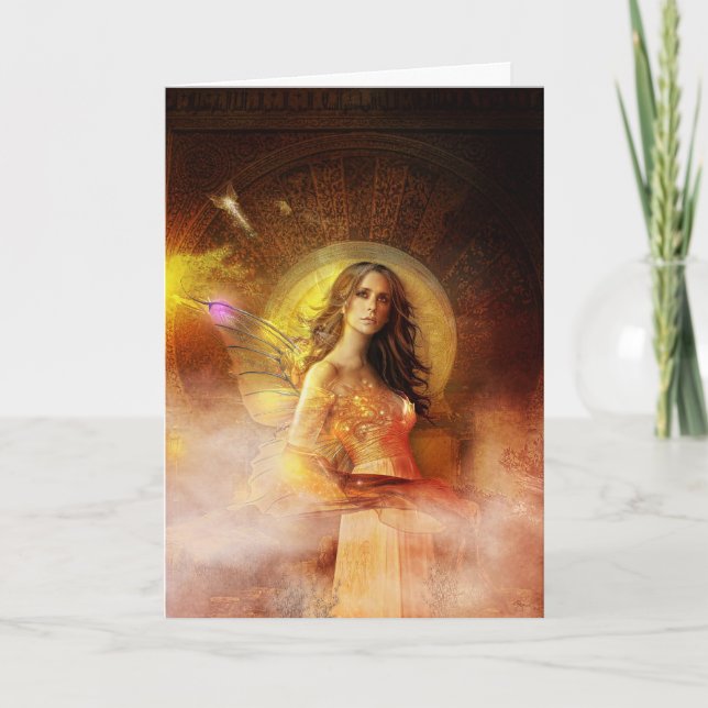 Living Fairy Tale Greeting Card (Front)