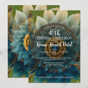 Living Field   Floral Mandala Invitation