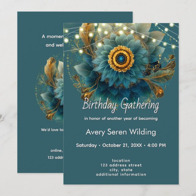 Living Field | Mandala Invitation (Front/Back)