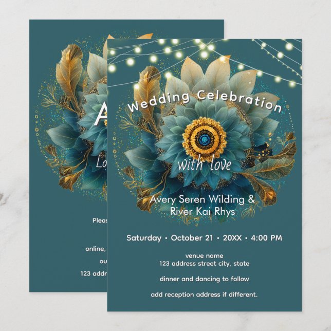 Living Field | Mandala Invitation (Front/Back)