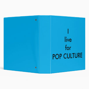 Living for POP CULTURE Quote Binder