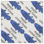 Living Fossil Inside (Coelacanth) Fabric