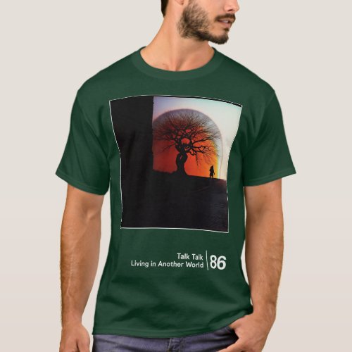 Living in Another World Minimal Style Graphic Artw T_Shirt