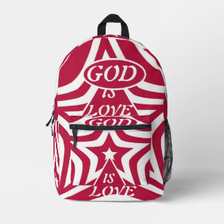 Living in God's Love: Insights from 1 John 4:16 Printed Backpack