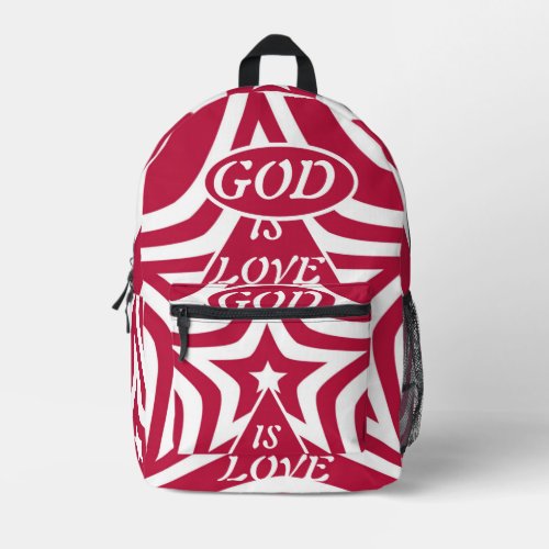Living in Gods Love Insights from 1 John 416 Printed Backpack