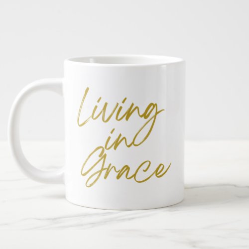 Living in Grace 20 oz Jumbo Mug