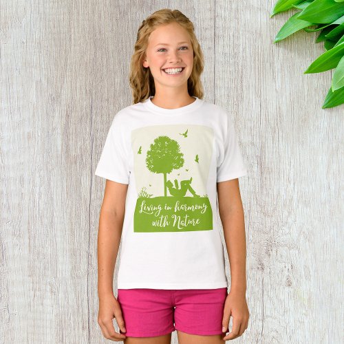 Living In Harmony In Nature T_Shirt