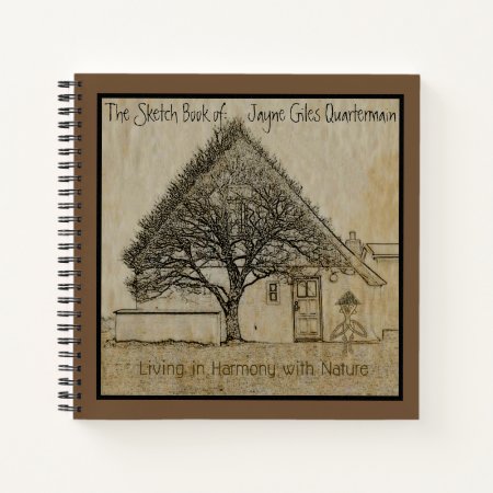 Living In Harmony With Nature Personalized Notebook
