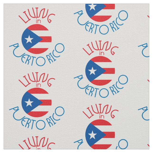 Living in Puerto Rico Fabric (Swatch)