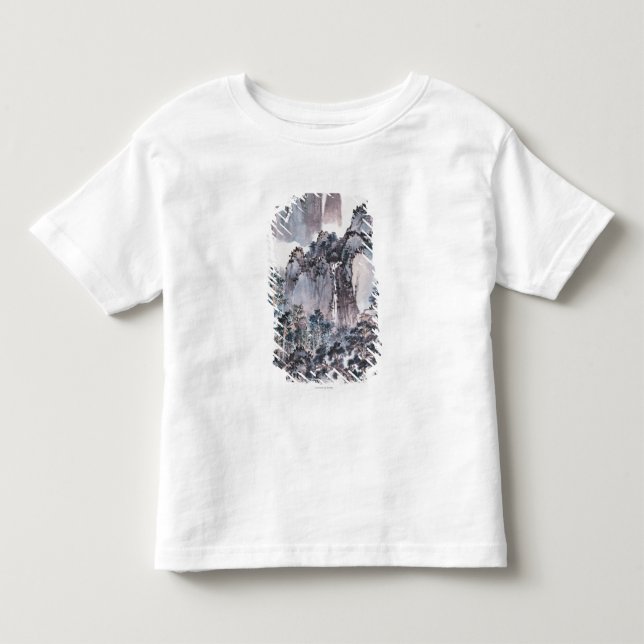 Living in the Mountains Toddler T-shirt (Front)
