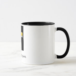 Living in the Spirit Quote/ Christian Cross Mug