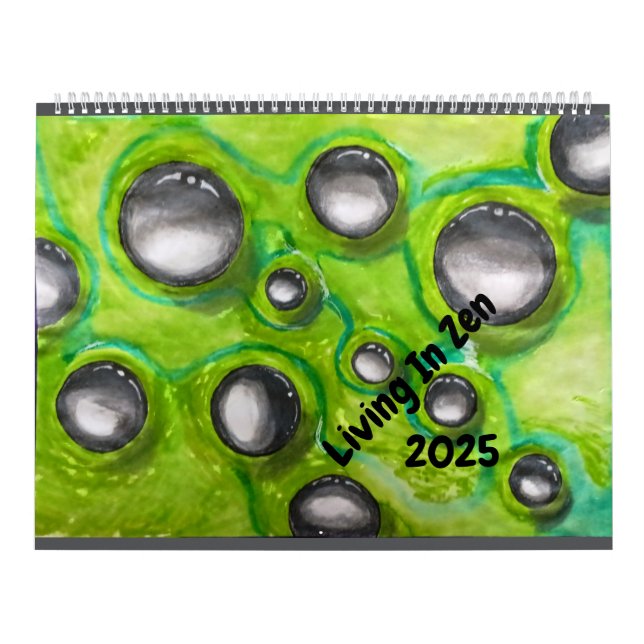 Living In Zen 2025 Calendar (Cover)