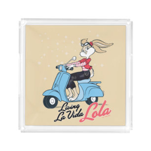 Living La Vida Lola Scooter Graphic Acrylic Tray