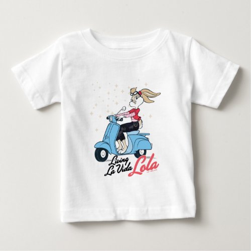 Living La Vida Lola Scooter Graphic Baby T_Shirt