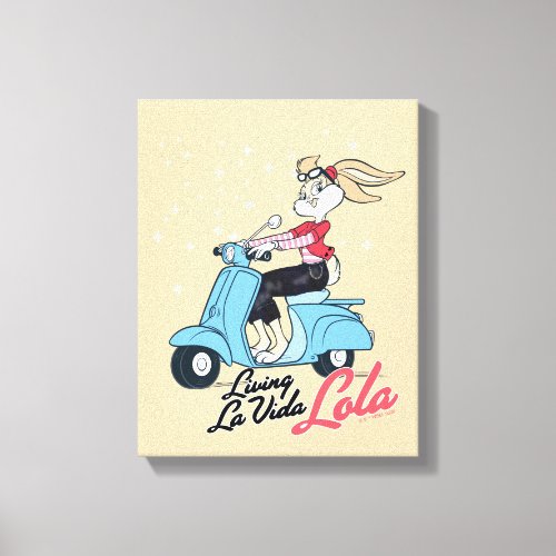 Living La Vida Lola Scooter Graphic Canvas Print