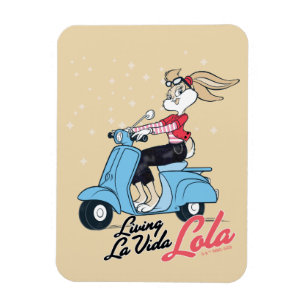Living La Vida Lola Scooter Graphic Magnet