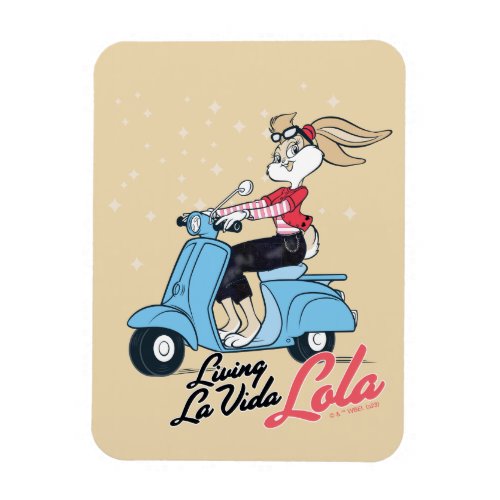 Living La Vida Lola Scooter Graphic Magnet