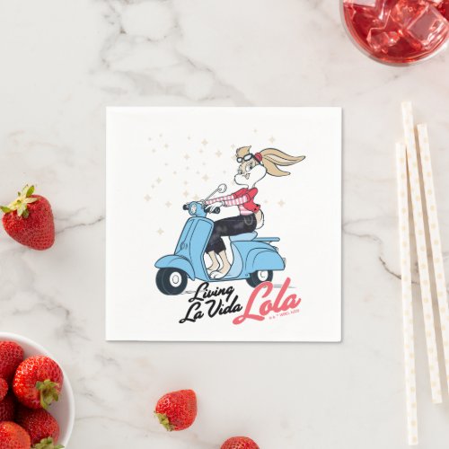 Living La Vida Lola Scooter Graphic Napkins