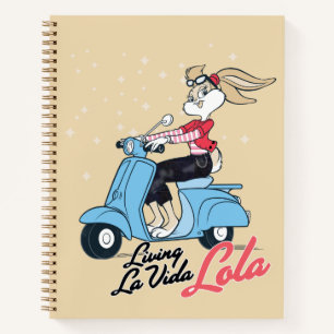 Living La Vida Lola Scooter Graphic Notebook
