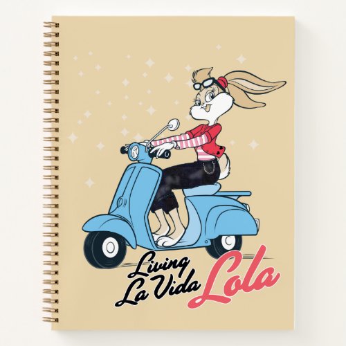Living La Vida Lola Scooter Graphic Notebook