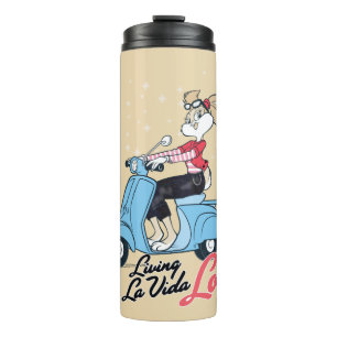 Living La Vida Lola Scooter Graphic Thermal Tumbler