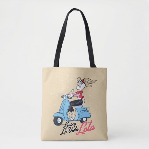 Living La Vida Lola Scooter Graphic Tote Bag