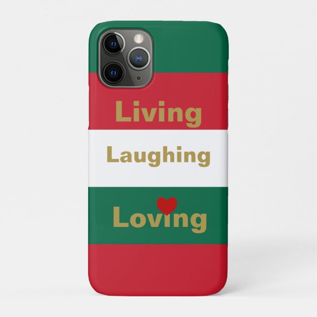 Living, Laughing, Loving   Case-Mate iPhone Case (Back)