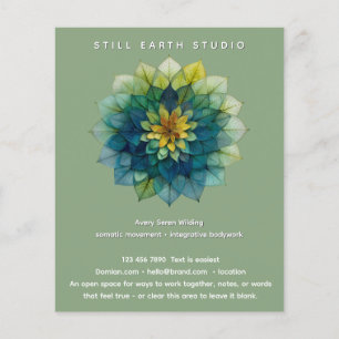 Living Leaves   Mandala Flyer