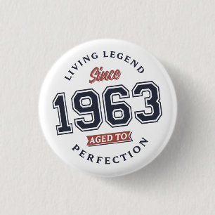 Living Legend 1962 Aged to perfection Button