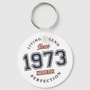 Living Legend 1973 Aged to perfection Keychain
