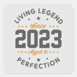 Living Legend Classic Customised Square Sticker