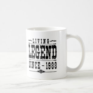 Living Legend Since 1988 Coffee Mug