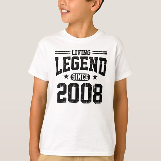Living Legend Since 2008 T-Shirt (Front)