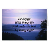 Living life (Front Horizontal)