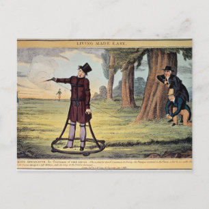 Living Made Easy; duelling apparatus Postcard